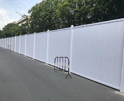 城市施工安全維護(hù)，PVC施工圍擋的安全性能